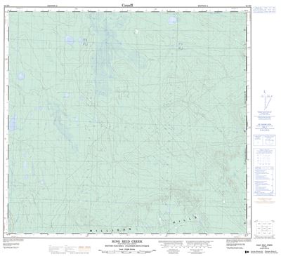 094H09 - RING REID CREEK - Topographic Map