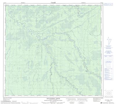 094H15 - HELICOPTER CREEK - Topographic Map