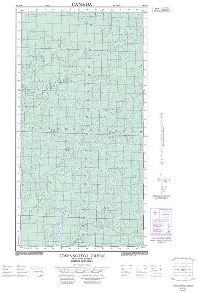 094I10E - TOWNSOITOI CREEK - Topographic Map