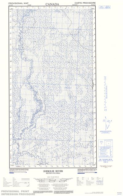 094I16E - SHEKILIE RIVER - Topographic Map