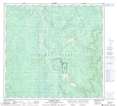 094J02 - PROPHET RIVER - Topographic Map