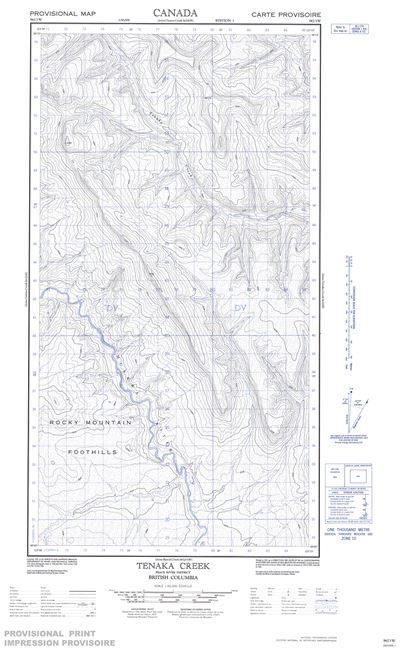 094J03W - TENAKA CREEK - Topographic Map