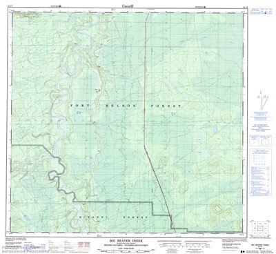 094J07 - BIG BEAVER CREEK - Topographic Map
