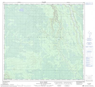 094J08 - KLUA CREEK - Topographic Map