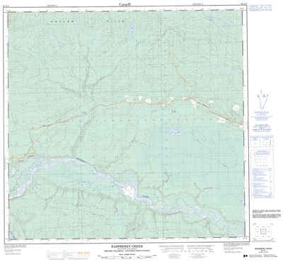 094J14 - RASPBERRY CREEK - Topographic Map