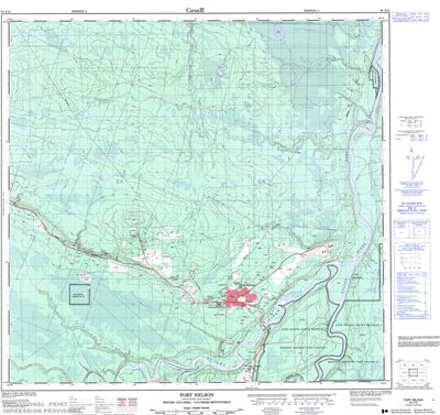 094J15 - FORT NELSON - Topographic Map