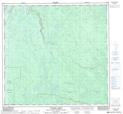 094J16 - CHUATSE CREEK - Topographic Map