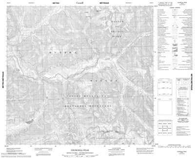 094K03 - CHURCHILL PEAK - Topographic Map