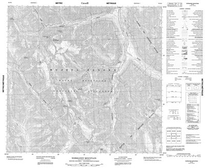 094K06 - NORMANDY MOUNTAIN - Topographic Map