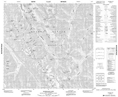 094K07 - WOKKPASH LAKE - Topographic Map