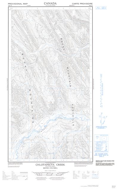 094K08E - CHLOTAPECTA CREEK - Topographic Map