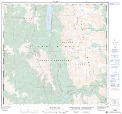 094K13 - MUNCHO LAKE - Topographic Map