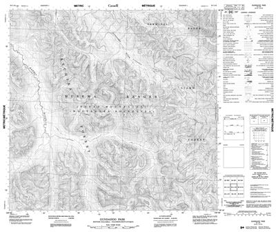 094L16 - GUNDAHOO PASS - Topographic Map