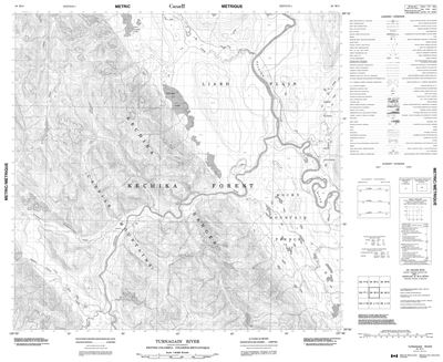 094M04 - TURNAGAIN RIVER - Topographic Map