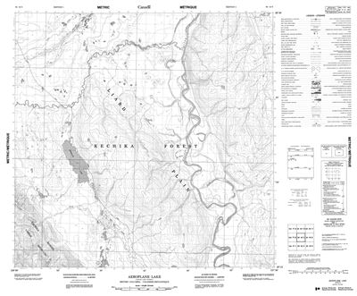 094M05 - AEROPLANE LAKE - Topographic Map