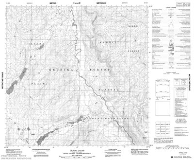 094M06 - GEMINI LAKES - Topographic Map