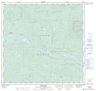 094M10 - GRANT LAKE - Topographic Map