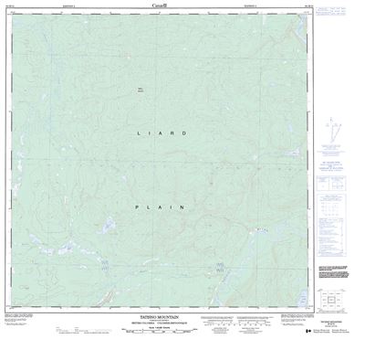 094M12 - TATISNO MOUNTAIN - Topographic Map