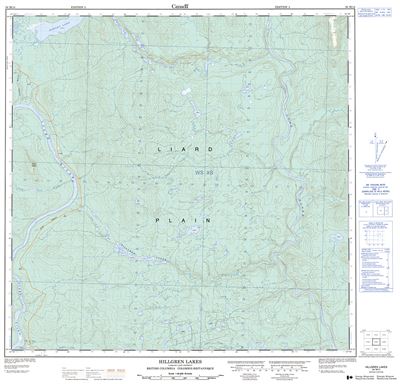 094M14 - HILLGREN LAKES - Topographic Map