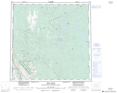094N - TOAD RIVER - Topographic Map