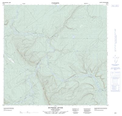 094N01 - DUNEDIN RIVER - Topographic Map