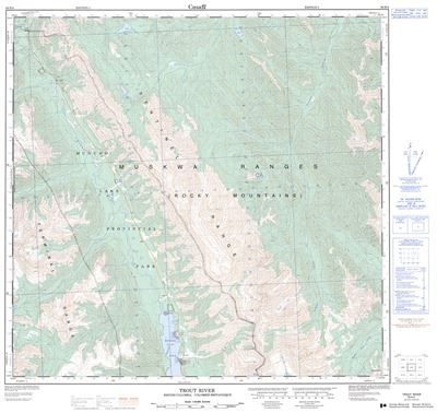 094N04 - TROUT RIVER - Topographic Map