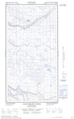 094O05E - CAPOT-BLANC CREEK - Topographic Map