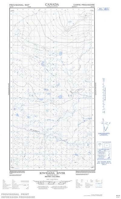 094O07E - KIWIGANA RIVER - Topographic Map