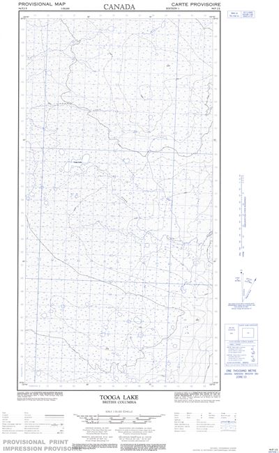 094P02E - TOOGA LAKE - Topographic Map