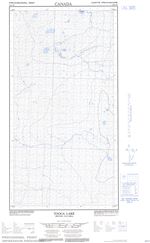 094P02W - TOOGA LAKE - Topographic Map