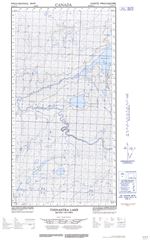 094P09W - THINAHTEA LAKE - Topographic Map