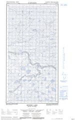 094P13W - ESTSINE LAKE - Topographic Map