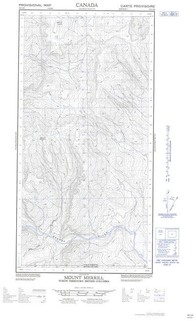 095C02E - MOUNT MERRILL - Topographic Map