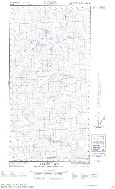 095C04W - LARSEN LAKE - Topographic Map