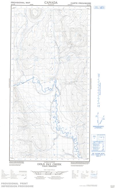 095C06W - GOLD PAY CREEK - Topographic Map