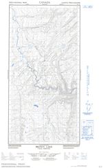 095C07E - BROWN LAKE - Topographic Map