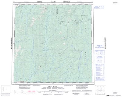 095D - COAL RIVER - Topographic Map