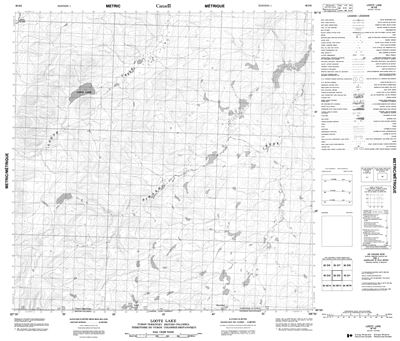 095D02 - LOOTZ LAKE - Topographic Map