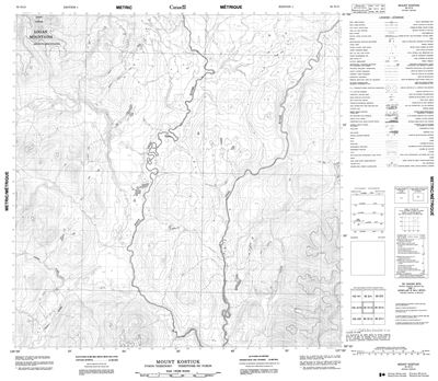 095D13 - MOUNT KOSTIUK - Topographic Map