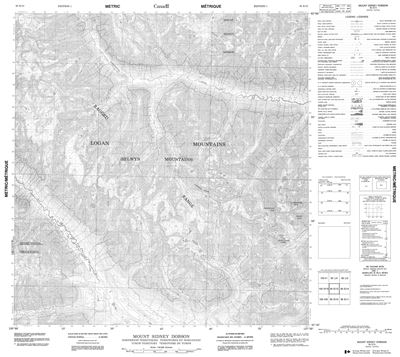 095E13 - MOUNT SIDNEY DOBSON - Topographic Map