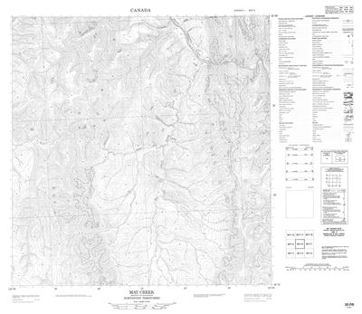 095F06 - MAY CREEK - Topographic Map