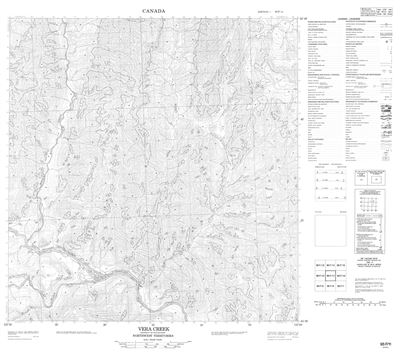 095F11 - VERA CREEK - Topographic Map