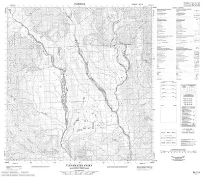 095F13 - CLEARWATER CREEK - Topographic Map