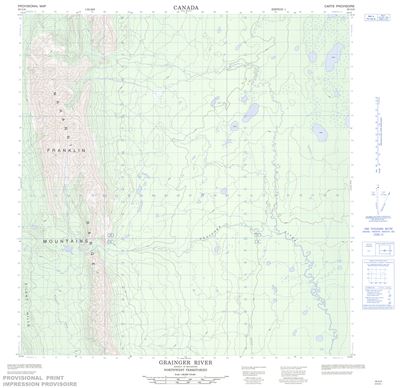 095G06 - GRAINGER RIVER - Topographic Map