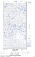 095H11E - MANNERS CREEK - Topographic Map