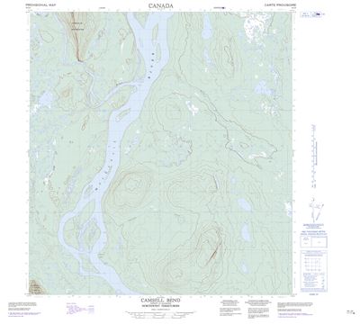 095J06 - CAMSELL BEND - Topographic Map