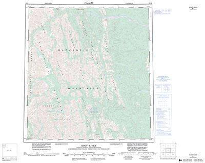 095K - ROOT RIVER - Topographic Map