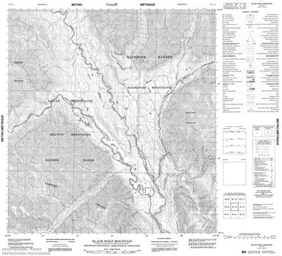 095L05 - BLACK WOLF MOUNTAIN - Topographic Map