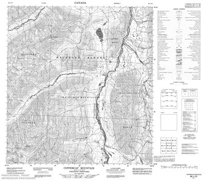 095L10 - COPPERCAP MOUNTAIN - Topographic Map