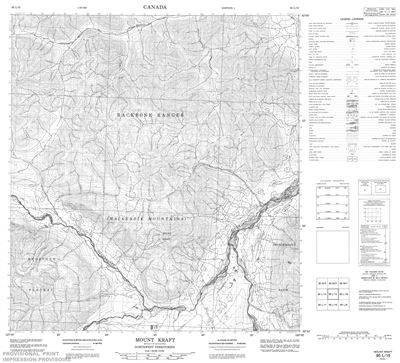 095L15 - MOUNT KRAFT - Topographic Map